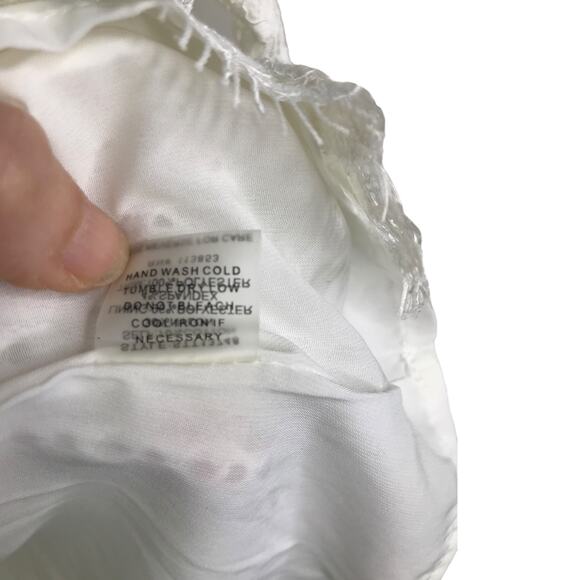 Sugar Lips Blouse Womens‎ Size XS Ivory Lace Cold Shoulder Halter Neck NWT $52 - Picture 9 of 10